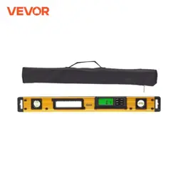 VEVOR MAGNETIC TORPEDO LEVEL 600MM LED BACKLIT SCREEN MECHANICAL BUBBLE VIALS RU