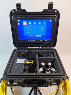 VEVOR 165FT  SEWER CAMERA DRAIN PIPE INSPECTION CAMERA 9 IN  LCD MONITOR