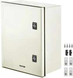VEVOR ELECTRICAL ENCLOSURE BOX, 15.7'' ×11.8'' ×7.9'', FIBERGLASS JUNCTION BOX