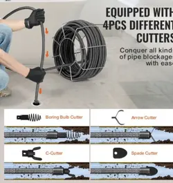 PLUMBING SNAKE HEAVY-DUT