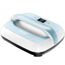 VEVOR HEAT PRESS MACHINE 12 X 10 IN PORTABLE HEAT TRANSFER MACHINE BLUE+WHITE✔