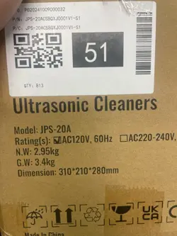 ULTRASONIC MACHINE WITH