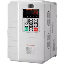 VEVOR 7.5KW 10HP 220V VARIABLE FREQUENCY DRIVE INVERTER CONVERT 1 TO 3 PHASE