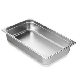 VEVOR FULL SIZE HOTEL PAN STEAM TABLE PAN STAINLESS STEEL 4