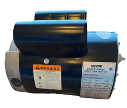 3.7HP AIR COMPRESSOR ELECTRIC MOTOR 230V 17.2A 3450RPM 56 FRAME CW/CCW ROTATION