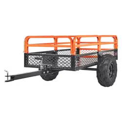 VEVOR HEAVY DUTY STEEL ATV DUMP TRAILER, 1500-POUND LOAD CAPACITY 15 CUBIC FEET