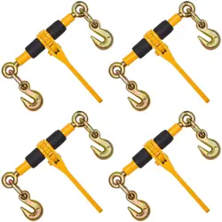 VEVOR 4 PACK CHAIN BINDER RATCHET LOAD BINDER 1/4