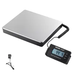 SHIPPING SCALE DIGITAL POSTAL SCALE 440 LBS X 1.7 OZ. AC/DC PACKAGE LCD VEVOR