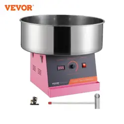 VEVOR ELECTRIC COTTON CANDY MACHINE WITH STAINLESS STEEL BOWL & SUGAR SCOOP