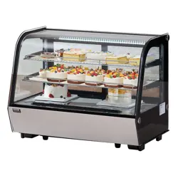 VEVOR REFRIGERATED DISPLAY CASE BAKERY DISPLAY FRIDGE CASE 5 CU FT/146L 2-TIER