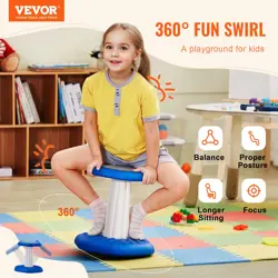 VEVOR KIDS WOBBLE CHAIR, ACTIVE CHAIR WITH SPONGE CUSHION, BLUE