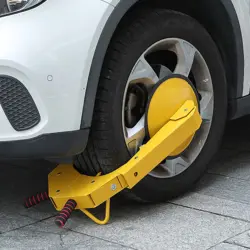 VEVOR WHEEL LOCK CLAMP, 2-PACK TRAILER WHEEL LOCK, HEAVY-DUTY ANTI THEFT TIRE 