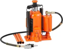 VEVOR AIR HYDRAULIC BOTTLE JACK, 20 TON/40000 LBS ALL WELDED BOTTLE JACK