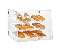 VEVOR PASTRY DISPLAY 3-TIER COMMERCIAL COUNTERTOP BAKERY DISPLAY CASE NEW