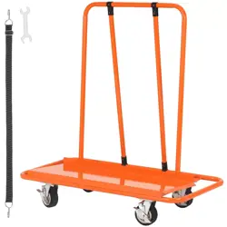 3000LBS DRYWALL CART HEAVY DUTY PANEL CART DOLLY HANDLING SHEETROCK SHEET VEVOR