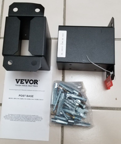 2 X VEVOR POST BASE 4'' X 4'' X 6''