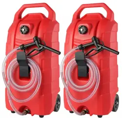 VEVOR 16 GALLON FUEL CADDY PORTABLE GAS STORAGE TANK 7.8 L/MIN GRAVITY-FLOW MODE