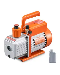 VEVOR VACUUM PUMP 3.5 CFM HVAC SINGLE STAGE ROTARY VANE VACUUM PUMP OIL INCLUDED