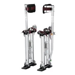 VEVOR DRYWALL STILTS, 18''-30'' ADJUSTABLE ALUMINUM TOOL STILTS WITH PROTECTIVE 