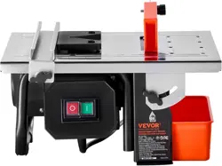 US VEVOR 7-INCH 65MN STEEL BLADE, WET TILE SAW, 3500 RPM INDUCTION MOTOR, TILE C