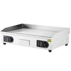 VEVOR COMMERCIAL ELECTRIC GRIDDLE, 2800W COUNTERTOP FLAT TOP GRILL, 122F-572 F A
