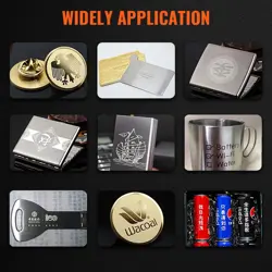 VEVOR 100W FIBER LASER MARKING MACHINES LASER ENGRAVER 15X15CM METAL ENGRAVING