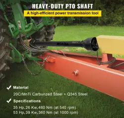 VEVOR PTO SHAFT, 1-3/8