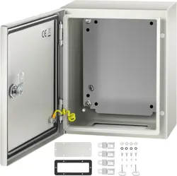 VEVOR NEMA ELECTRICAL ENCLOSURE, 12 X 10 X 6'' NEMA 4X OUTDOOR ELECTRICAL BOX,