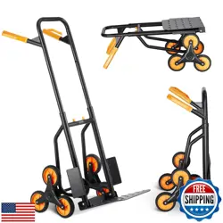 VEVOR STAIR CLIMBING CART, 440 LBS CAPACITY STAIR CLIMBER HAND TRUCK AND DOLL