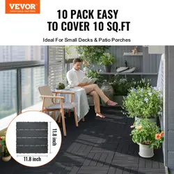 VEVOR INTERLOCKING DECK TILES 10 PACK 12