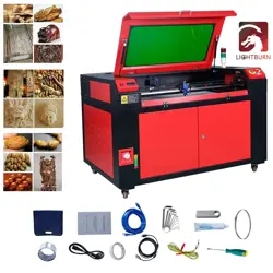 VEVOR 100W CO2 LASER TUBE ENGRAVER CUTTER CUTTING ENGRAVING MACHINE FASTER SPEED