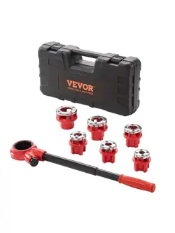 VEVOR RATCHET PIPE THREADER KIT, 1/4