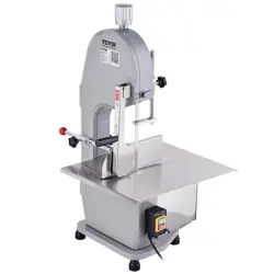 VEVOR HC-250 MEAT AND BONE BANDSAW CUTTING MACHINE - SILVER
