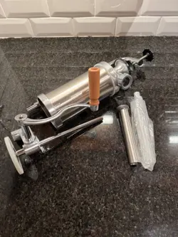 SAUSAGE STUFFER 3L VERTICAL SAUSAGE MAKER MEAT MAKER PRESS STAINLESS STEEL