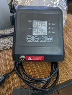 HEAT PRESS ATTACHMENTS ELECTRIC MODULE .  HAT PRESS.   CUP PRESS