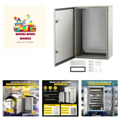 NEMA STEEL ENCLOSURE, 24 X 16 X 10'' NEMA 4X STEEL ELECTRICAL BOX, IP66 WATER...