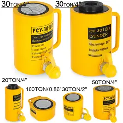 20T~50T HYDRAULIC CYLINDER RAM LIFTING CYLINDER JACK 2