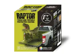 1 US GALLON KIT   RAPTOR LINER KIT WITH GUN - TINTABLE UP0821G U-POL PRODUCTS