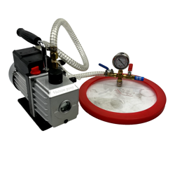 5 GALLON VACUUM 5CFM VACUUM PUMP KIT 1/3HP SINGLE STAGE 110V