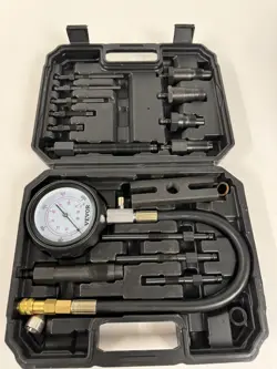 DIESEL ENGINE COMPRESSION TESTER 18 PCS CYLINDER PRESSURE TEST TOOL KIT DURABLE