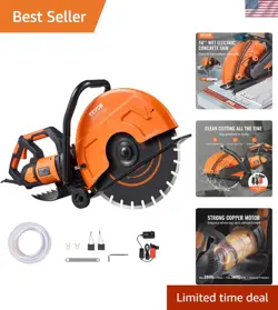 VEVOR ELECTRIC CONCRETE SAW 16 IN 3200 W 15 A MOTOR CIRCULAR SAW CUTTER WITH