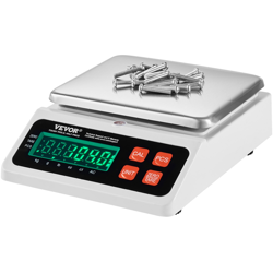 INDUSTRIAL COUNTING SCALE, 10 KG X 0.1 G, DIGITAL SCALE FOR PARTS AND COINS, G/K