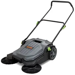 WALK-BEHIND HAND PUSH FLOOR SWEEPER 25.6