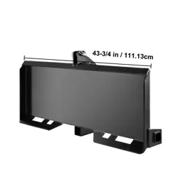 3-POINT ATTACHMENT ADAPTER FOR UNIVERSAL SKID STEER QUICK ATTACH EQUIPMENT