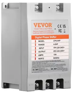 3 PHASE CONVERTER - 5HP 15A 220V SINGLE PHASE TO 3 PHASE CONVERTER