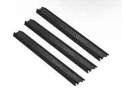 VEVOR 3 PCS SPEED BUMPS 2000 LBS CABLE PROTECTOR RAMP DROP OVER CORD COVER