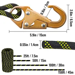 FALL PROTECTION ROPE