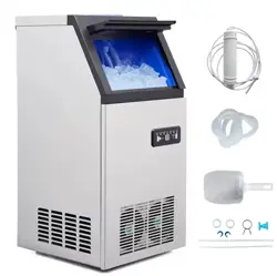 COMMERCIAL ICE MAKER STAINLESS STEEL BAR RESTAURANT ICE CUBE MACHINE BRAND NEW