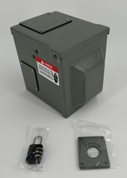 RV POWER OUTLET BOX INDOOR/OUTDOOR 50 AMP 125-VOLT/250-VOLT RECEPTACLE OUTLET