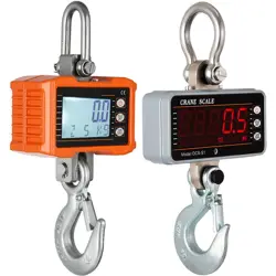 DIGITAL CRANE SCALES HANGING SCALE 2200LBS HIGH PRECISION ALUMINUM YELLOW/SILVER